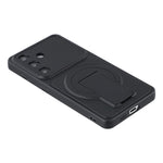 For Samsung Galaxy S26+ Case Invisible Kickstand Rubberized Acrylic + TPU Shockproof Phone Cover