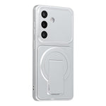 Til Samsung Galaxy S25+ Cover Usynlig Støttefod Gummibelagt Akryl + TPU Stødsikkert Telefoncover