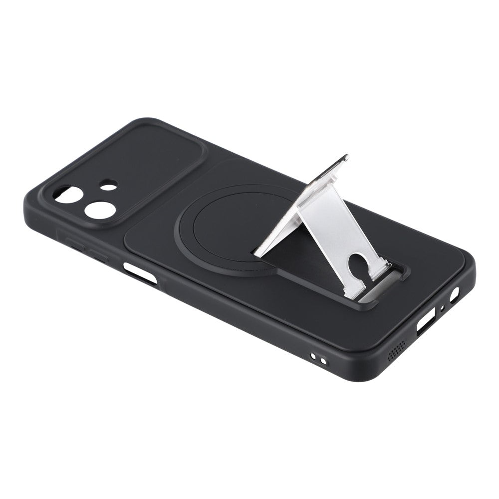 Til Samsung Galaxy A06 4G cover Usynlig støttefod Gummi-behandlet akryl + TPU Stødsikkert telefoncover