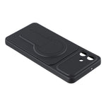 Til Samsung Galaxy A06 4G cover Usynlig støttefod Gummi-behandlet akryl + TPU Stødsikkert telefoncover