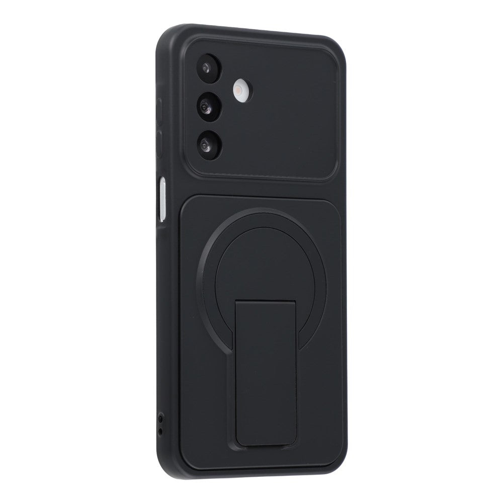 For Samsung Galaxy A16 4G / A16 5G Case Invisible Kickstand Rubberized Acrylic + TPU Shockproof Phone Cover