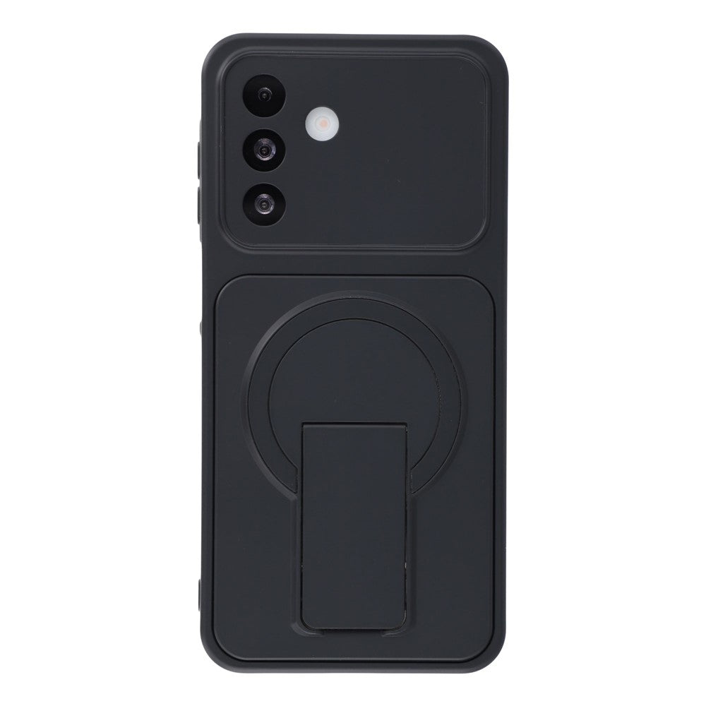For Samsung Galaxy A16 4G / A16 5G Case Invisible Kickstand Rubberized Acrylic + TPU Shockproof Phone Cover