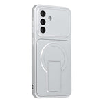 For Samsung Galaxy A36 5G Case Invisible Kickstand Rubberized Acrylic + TPU Shockproof Phone Cover