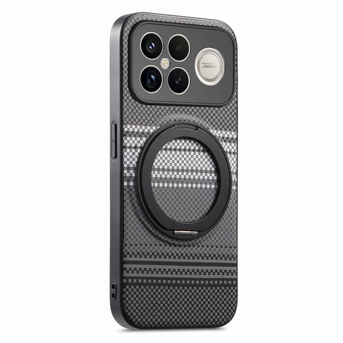 Xiaomi Redmi K90 Pro Max 5G / Xiaomi Poco F8 Ultra magnetisk cover med roterende stativ, PU-læder + TPU-mobilcover