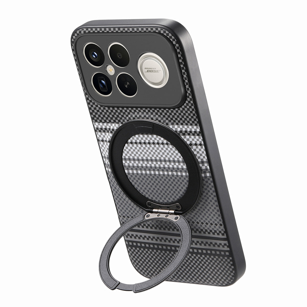 Xiaomi Redmi K90 Pro Max 5G / Xiaomi Poco F8 Ultra magnetisk cover med roterende stativ, PU-læder + TPU-mobilcover