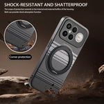 Xiaomi Redmi K90 Pro Max 5G / Xiaomi Poco F8 Ultra magnetisk cover med roterende stativ, PU-læder + TPU-mobilcover