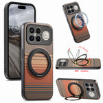 Xiaomi Redmi K90 Pro Max 5G / Xiaomi Poco F8 Ultra magnetisk cover med roterende stativ, PU-læder + TPU-mobilcover