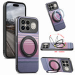 Xiaomi Redmi K90 Pro Max 5G / Xiaomi Poco F8 Ultra magnetisk cover med roterende stativ, PU-læder + TPU-mobilcover