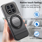 For Xiaomi Redmi Note 15 Pro 5G (Global) Magnetic Case Rotation Kickstand PU Leather + TPU Phone Cover