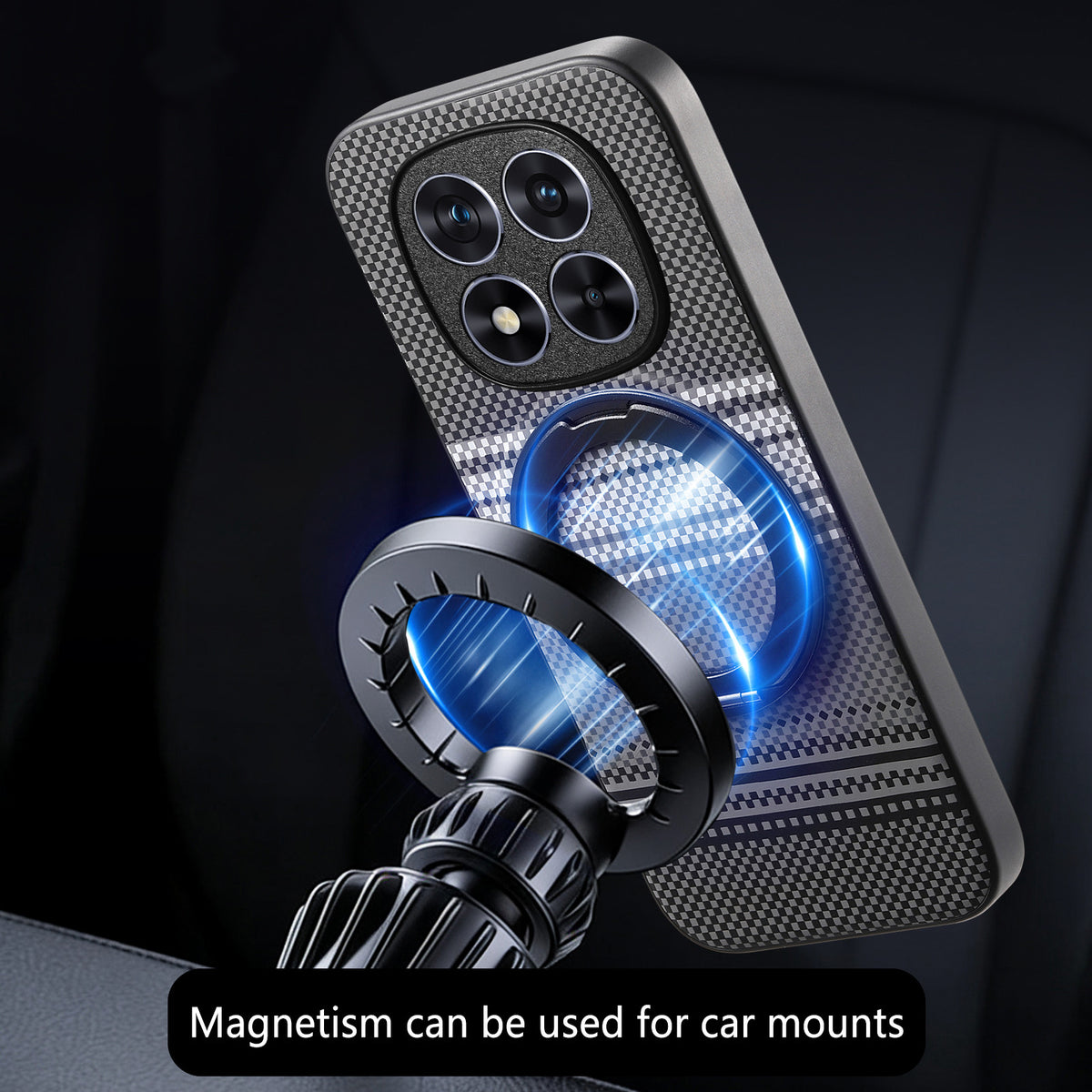 For Xiaomi Redmi Note 15 Pro 5G (Global) Magnetic Case Rotation Kickstand PU Leather + TPU Phone Cover