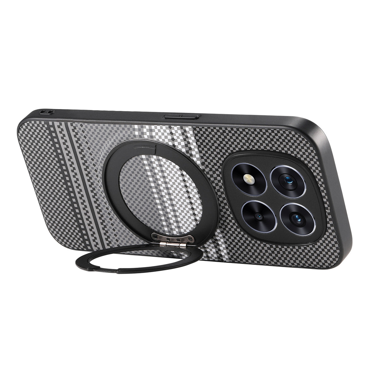 For Xiaomi Redmi Note 15 Pro 4G (Global) Magnetic Case Rotation Kickstand PU Leather + TPU Phone Cover
