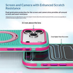 For iPhone 18 Pro / 17 Pro Case Magnetic Kickstand PC+TPU+TPE Honeycomb Cooling Phone Cover