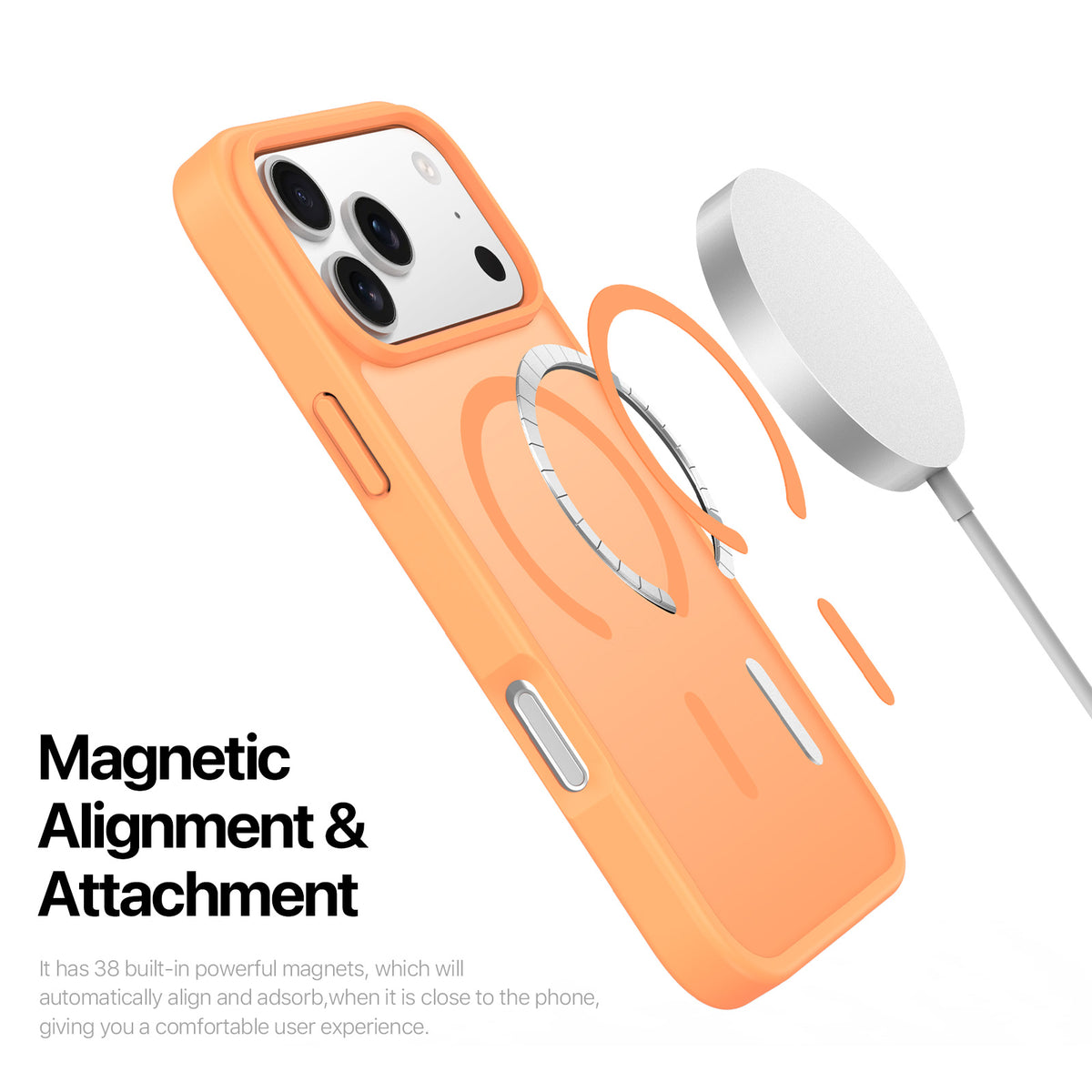 DUX DUCIS Yind iPhone 17 Pro Max / 18 Pro Max Skal MagSafe - Orange