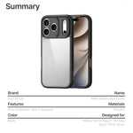 DUX DUCIS for iPhone 17 Pro Max / iPhone 18 Pro Max Aimo Series PC + TPU Clear Back Phone Cover (REACH Certification)