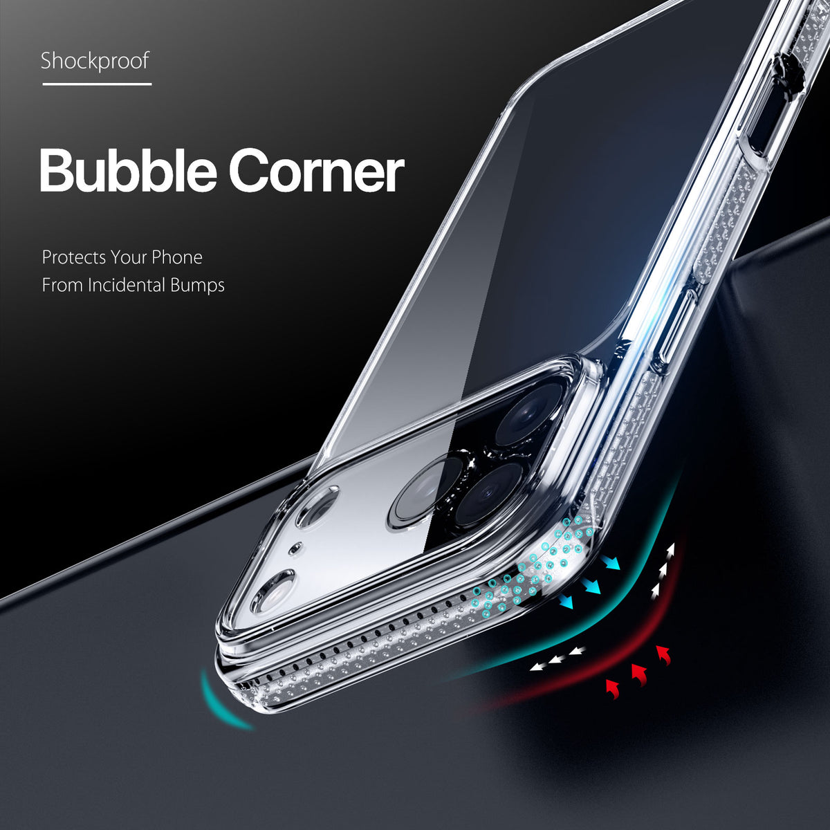 DUX DUCIS til iPhone 18 Pro Max / 17 Pro Max Gennemsigtigt telefoncover Clin Series TPU + PC Anti-fald bagside