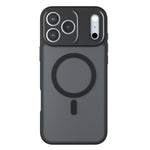 For iPhone 18 Pro / 17 Pro Magnetic Case TPU + PC Matte Skin Touch Phone Cover