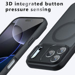 For iPhone 18 Pro / 17 Pro Magnetic Case TPU + PC Matte Skin Touch Phone Cover