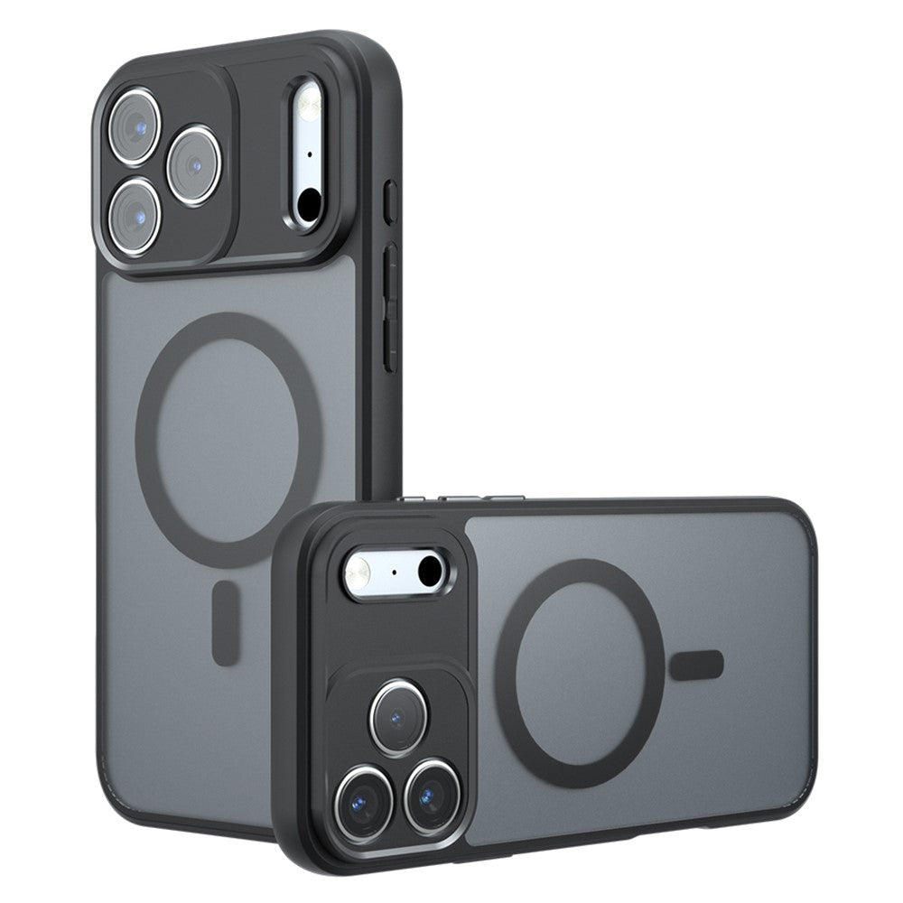 For iPhone 18 Pro / 17 Pro Magnetic Case TPU + PC Matte Skin Touch Phone Cover