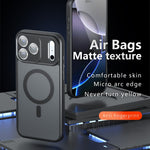 For iPhone 18 Pro / 17 Pro Magnetic Case TPU + PC Matte Skin Touch Phone Cover