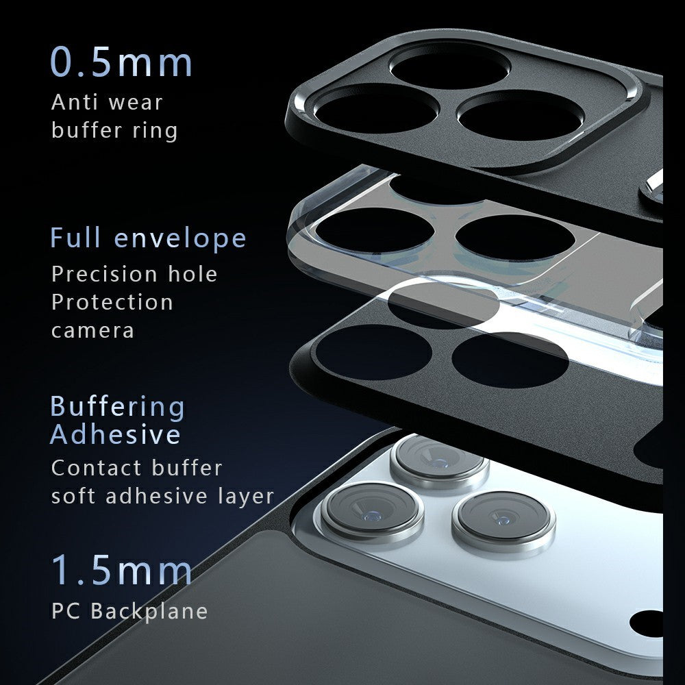 For iPhone 18 Pro Max / 17 Pro Max Case TPU + PC Shockproof Phone Cover