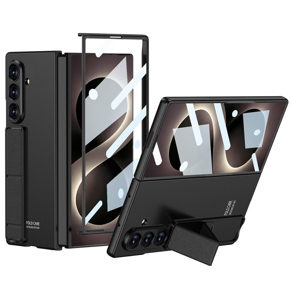 GKK til Samsung Galaxy Z Fold8 Ultra Etui med Støttefod PC + Hærdet Glas Telefonbagcover