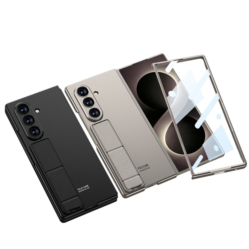 GKK til Samsung Galaxy Z Fold8 Ultra Etui med Støttefod PC + Hærdet Glas Telefonbagcover