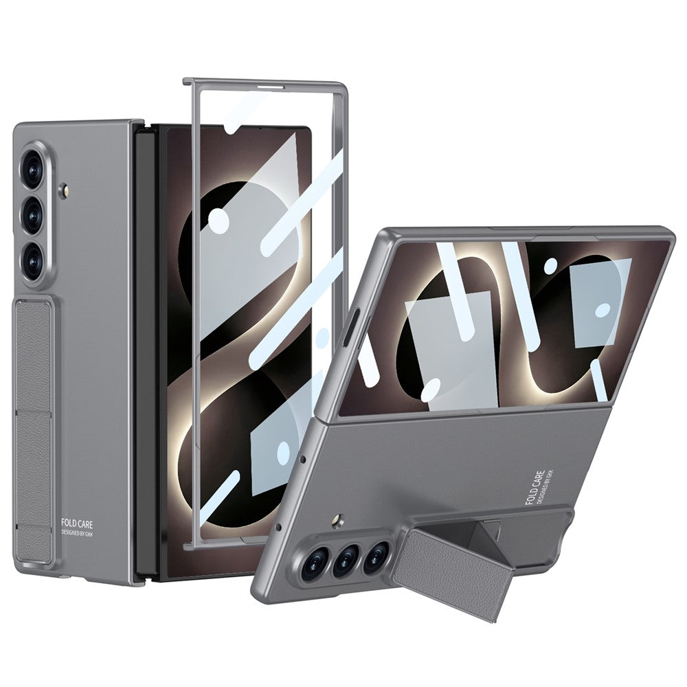 GKK til Samsung Galaxy Z Fold8 Ultra Etui med Støttefod PC + Hærdet Glas Telefonbagcover
