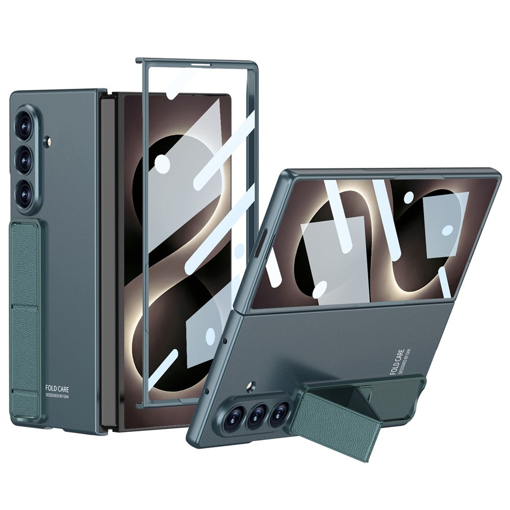 GKK til Samsung Galaxy Z Fold8 Ultra Etui med Støttefod PC + Hærdet Glas Telefonbagcover