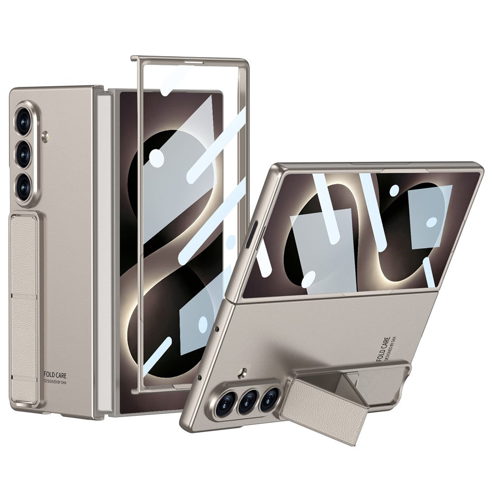 GKK til Samsung Galaxy Z Fold8 Ultra Etui med Støttefod PC + Hærdet Glas Telefonbagcover