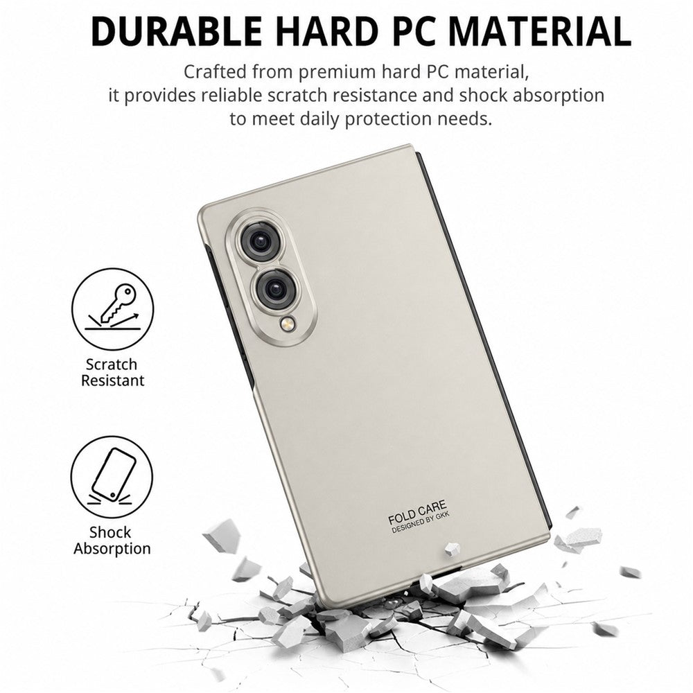 GKK til Samsung Galaxy Z Fold8 cover hårdt pc-telefoncover med skærmbeskyttelsesfilm af hærdet glas
