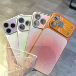 For iPhone 17 Pro Case Aurora Gradient PC + TPU Shockproof Phone Cover