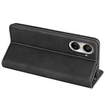 For Huawei nova 10 SE 4G Skin-touch Feeling PU Leather Shockproof Phone Case Stand Magnetic Auto-absorbed Flip Wallet Cover