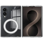For Samsung Galaxy Z Fold8 Clear Phone Magnetic Case TPU + Acrylic Back Cover