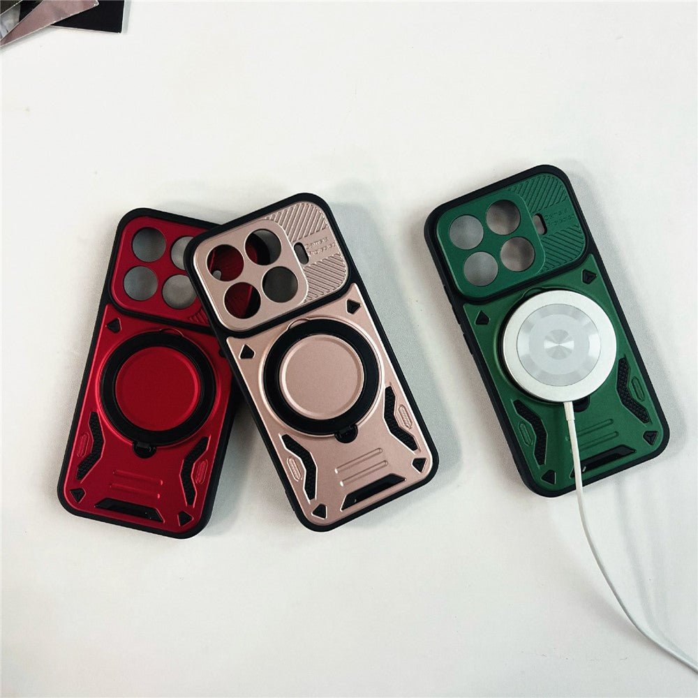 Xiaomi 17T Magnetiskt Skal Stötsäkert TPU + PC mobil Baksida med Stöd