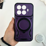 Xiaomi 17T Magnetiskt Skal Stötsäkert TPU + PC mobil Baksida med Stöd