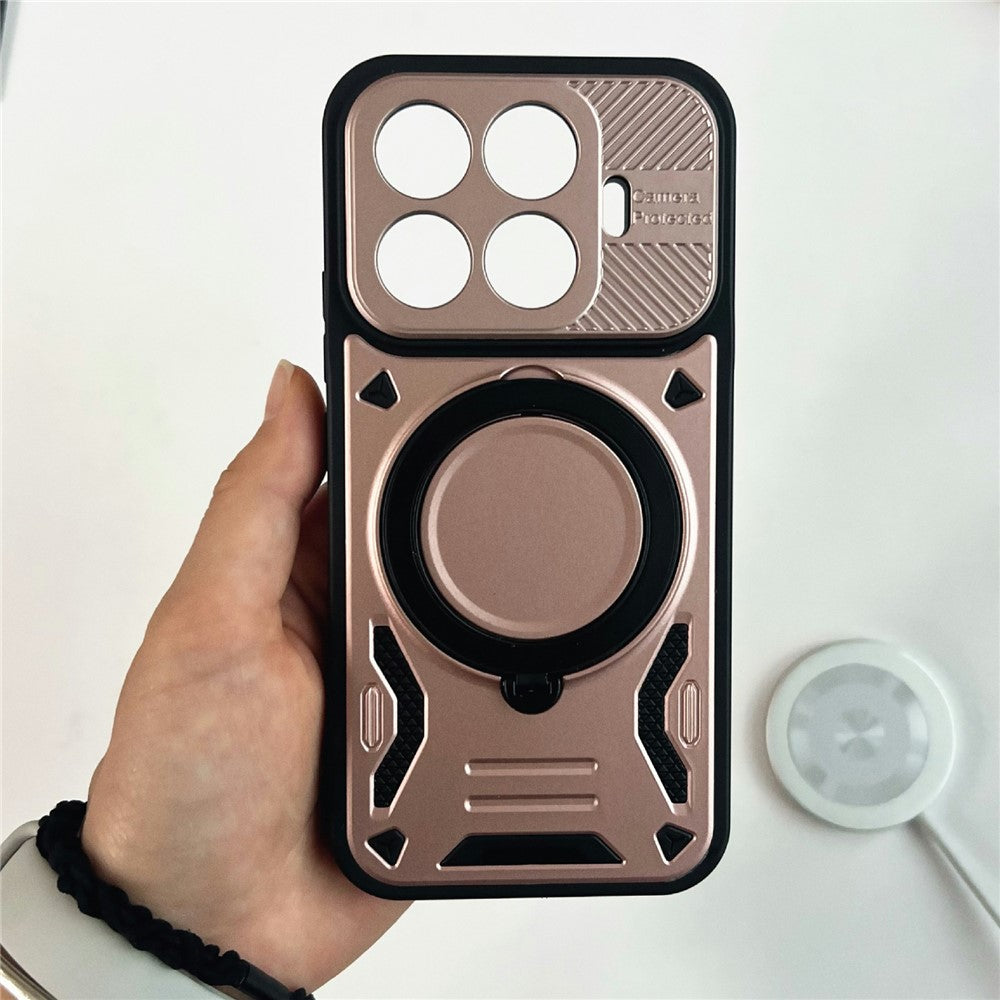 Xiaomi 17T Magnetiskt Skal Stötsäkert TPU + PC mobil Baksida med Stöd