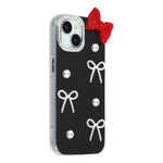 For iPhone 15 Case PC + TPU IMD Phone Cover with Electroplated Camera Frame