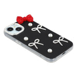 For iPhone 15 Case PC + TPU IMD Phone Cover with Electroplated Camera Frame