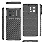 For Xiaomi 13 Pro 5G Anti-Scratch Carbon Fiber Texture Phone Case Soft TPU Drop-proof Mobile Phone Cover