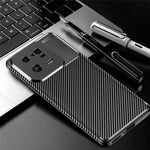 For Xiaomi 13 Pro 5G Anti-Scratch Carbon Fiber Texture Phone Case Soft TPU Drop-proof Mobile Phone Cover