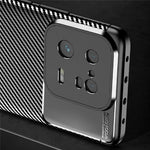 For Xiaomi 13 Pro 5G Anti-Scratch Carbon Fiber Texture Phone Case Soft TPU Drop-proof Mobile Phone Cover