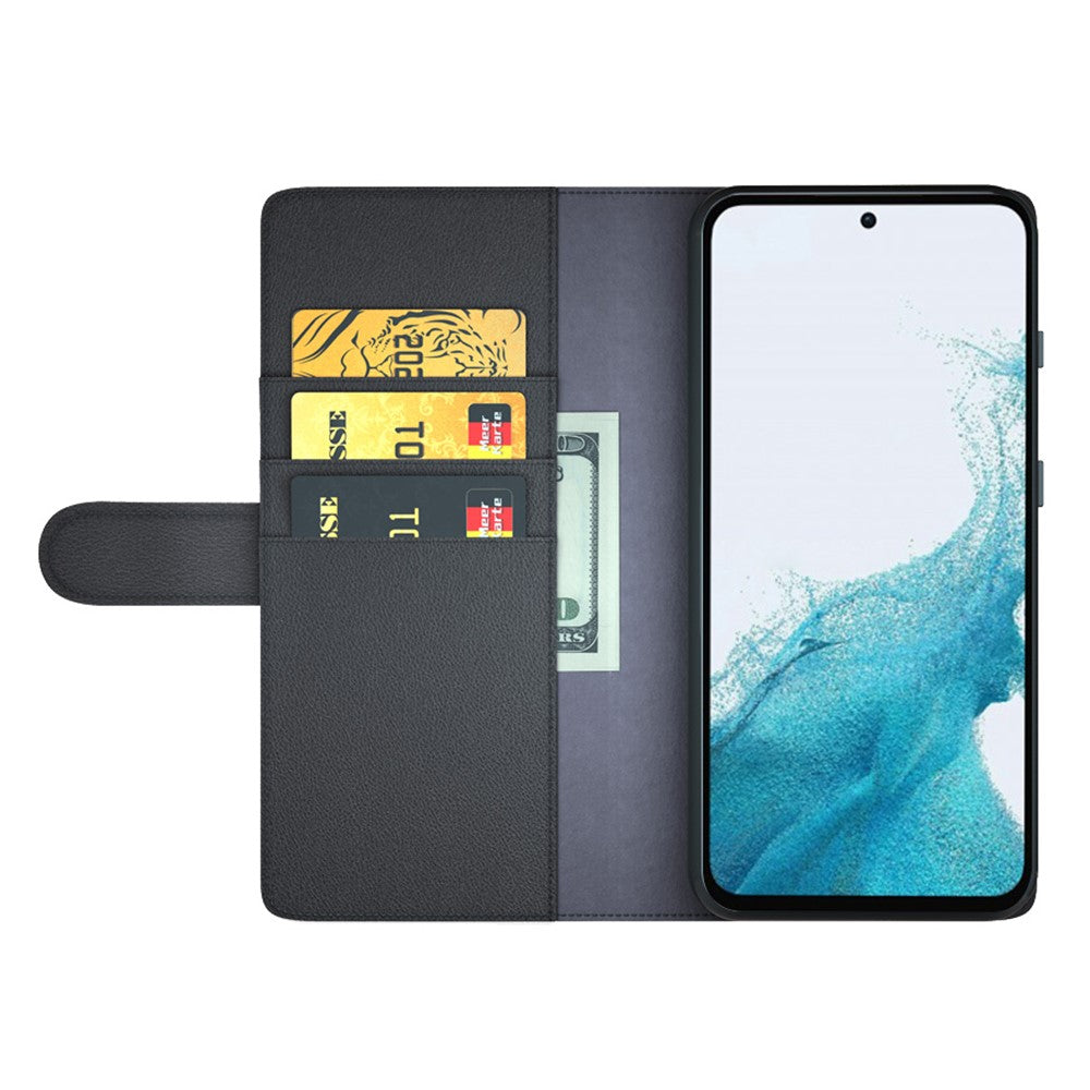For Samsung Galaxy A54 5G Case Genuine Split Leather Phone Cover with Wallet Stand