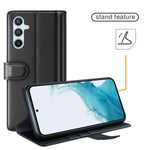 For Samsung Galaxy A54 5G Case Genuine Split Leather Phone Cover with Wallet Stand