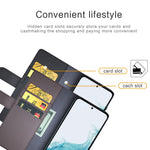 For Samsung Galaxy A54 5G Case Genuine Split Leather Phone Cover with Wallet Stand