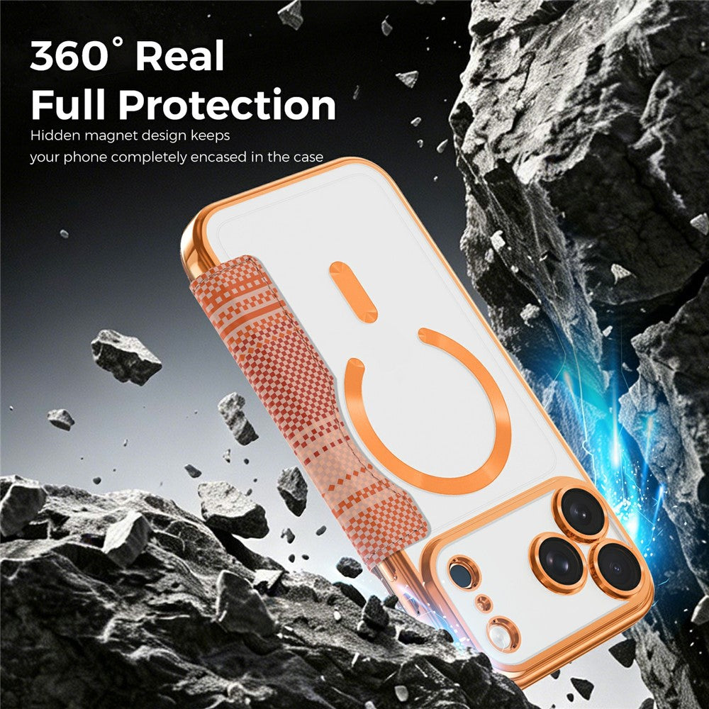 For iPhone 18 Pro Max Magnetic Case RFID Blocking Card Slots Leather Cover