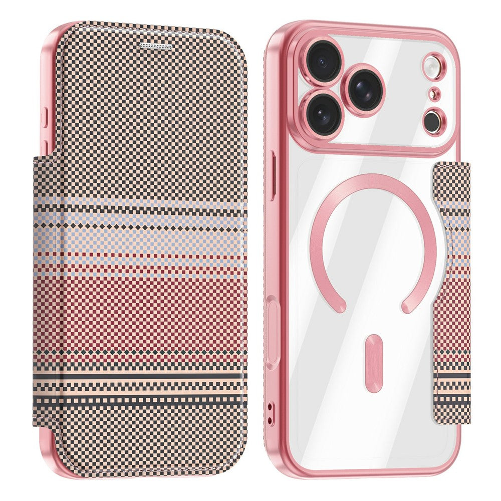For iPhone 18 Pro Max Magnetic Case RFID Blocking Card Slots Leather Cover