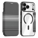 For iPhone 18 Pro Max Magnetic Case RFID Blocking Card Slots Leather Cover