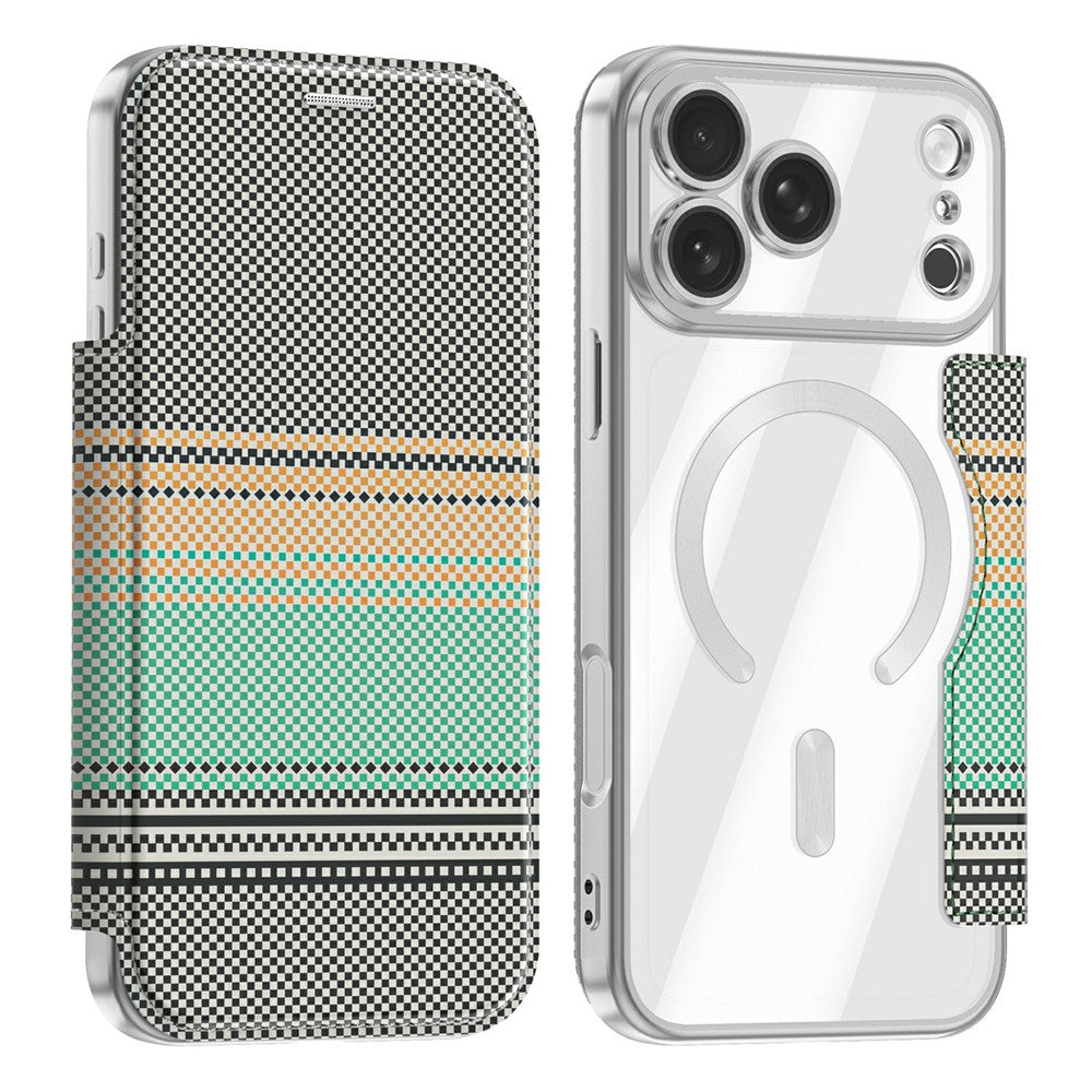 For iPhone 18 Pro Max Magnetic Case RFID Blocking Card Slots Leather Cover