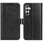 Anti-scratch Folio Flip Phone Case For Samsung Galaxy A54 5G Crazy Horse Texture PU Leather + TPU Phone Cover Stand Wallet