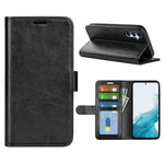 Anti-scratch Folio Flip Phone Case For Samsung Galaxy A54 5G Crazy Horse Texture PU Leather + TPU Phone Cover Stand Wallet